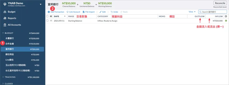 交易字段说明